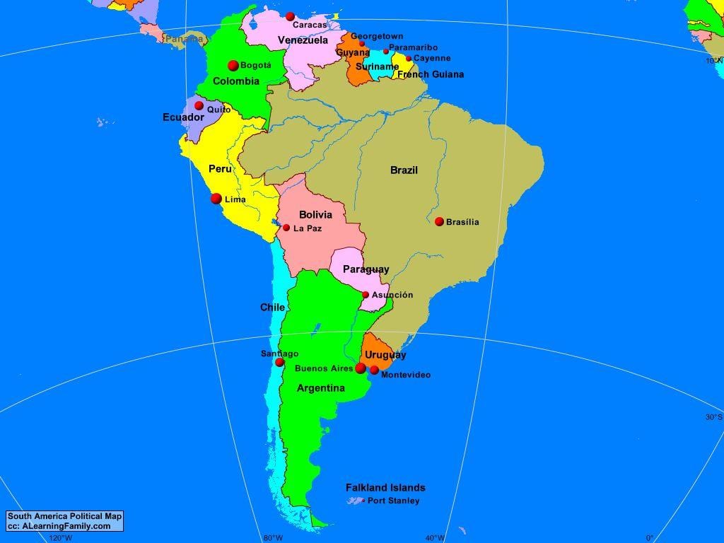 Kaart Lima lõuna-ameerika